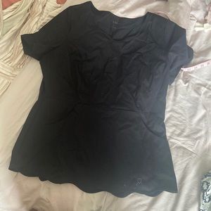 JAANU SIZE L BLACK SCRUB TOP